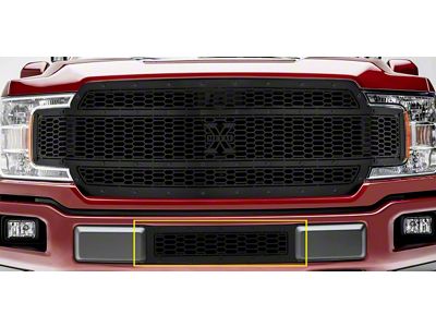 T-REX Grilles Stealth Laser X-Metal Series Lower Bumper Grille Insert; Black (18-20 2.7L/3.5L EcoBoost F-150, Excluding Raptor)