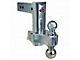 Trimax Locks 2-1/2-Inch Receiver HD Adjustable Dual Ball Mount with 2-Inch Ball and 2-5/16-Inch Ball; 8-Inch Drop and 8-Inch Rise (Universal; Some Adaptation May Be Required)