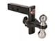 Trimax Locks 2-Inch Receiver Adjustable Dual Ball Mount with 2-Inch Ball and 2-5/16-Inch Ball and Locking Ball Mount; 6-Inch Drop and 6-Inch Rise; Black (Universal; Some Adaptation May Be Required)