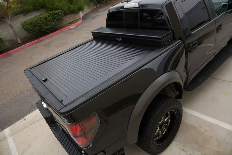 F-150 American Work Jr. Tool Box Hard Retractable Tonneau Cover (97-25 ...