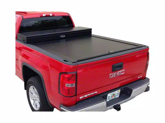 American Work Tool Box Hard Retractable Tonneau Cover (07-19 Sierra 2500 HD)