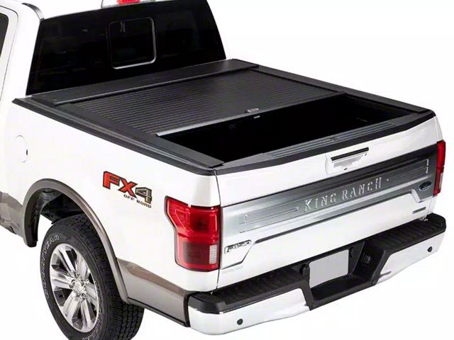 American Roll Hard Retractable Tonneau Cover; Matte Black (07-19 Silverado 3500 HD)