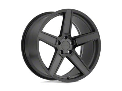 TSW Ascent Matte Gunmetal with Gloss Black Face 5-Lug Wheel; 19x8.5; 20mm Offset (87-90 Dakota)