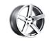 TSW Ascent Matte Titanium Silver 5-Lug Wheel; 18x9.5; 40mm Offset (87-90 Dakota)