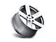 TSW Bristol Silver with Mirror Cut Face 5-Lug Wheel; 18x8.5; 40mm Offset (87-90 Dakota)