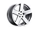 TSW Bristol Silver with Mirror Cut Face 5-Lug Wheel; 19x8.5; 40mm Offset (87-90 Dakota)