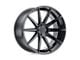 TSW Clypse Gloss Black 5-Lug Wheel; 22x11; 28mm Offset (87-90 Dakota)