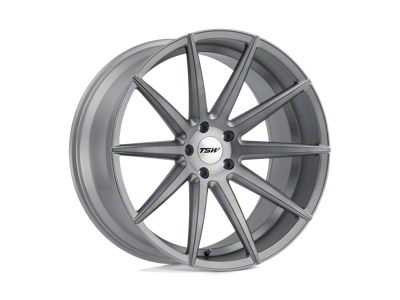 TSW Clypse Titanium with Matte Brushed Face 5-Lug Wheel; 18x8.5; 20mm Offset (87-90 Dakota)