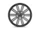 TSW Crowthorne Matte Gunmetal with Matte Machine Face 5-Lug Wheel; 18x9.5; 20mm Offset (87-90 Dakota)