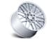 TSW Daytona Gloss Silver 5-Lug Wheel; 22x10.5; 38mm Offset (87-90 Dakota)