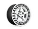 TSW Degner Matte Titanium with Machined Face 5-Lug Wheel; 20x10.5; 40mm Offset (87-90 Dakota)