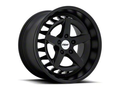 TSW Degner Semi Gloss Black 5-Lug Wheel; 18x10; 40mm Offset (87-90 Dakota)