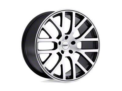 TSW Donington Gunmetal Mirror Cut Face 5-Lug Wheel; 22x10.5; 25mm Offset (87-90 Dakota)