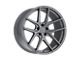 TSW Geneva Matte Gunmetal 5-Lug Wheel; 17x8; 40mm Offset (87-90 Dakota)