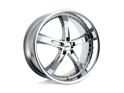 TSW Jarama Chrome 5-Lug Wheel; 18x9.5; 40mm Offset (87-90 Dakota)