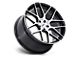 TSW Lasarthe Gloss Black Machined 5-Lug Wheel; 17x8; 40mm Offset (87-90 Dakota)