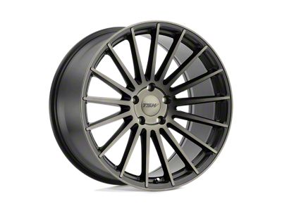 TSW Luco Matte Black with Machine Face and Dark Tint 5-Lug Wheel; 18x9.5; 20mm Offset (87-90 Dakota)