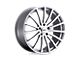 TSW Mallory Silver with Mirror Cut Face 5-Lug Wheel; 18x9.5; 40mm Offset (87-90 Dakota)