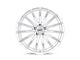 TSW Mallory Silver with Mirror Cut Face 5-Lug Wheel; 18x9.5; 40mm Offset (87-90 Dakota)