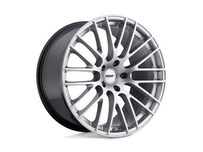 TSW MAX Hyper Silver 5-Lug Wheel; 18x10; 20mm Offset (87-90 Dakota)