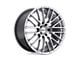 TSW MAX Hyper Silver 5-Lug Wheel; 18x10; 20mm Offset (87-90 Dakota)