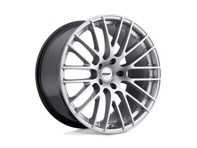 TSW Max Hyper Silver 5-Lug Wheel; 20x8.5; 40mm Offset (87-90 Dakota)