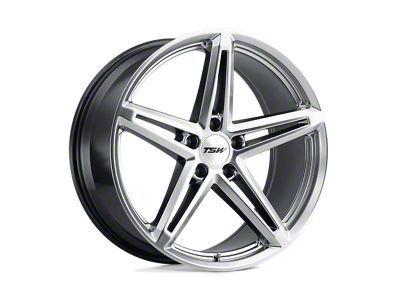 TSW Molteno Hyper Silver 5-Lug Wheel; 18x9.5; 40mm Offset (87-90 Dakota)