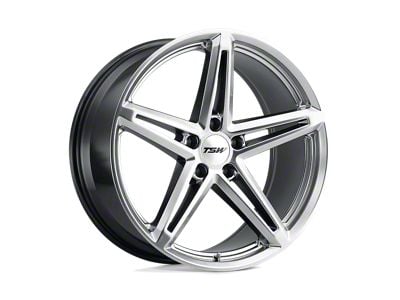 TSW Molteno Hyper Silver 5-Lug Wheel; 20x10; 25mm Offset (87-90 Dakota)