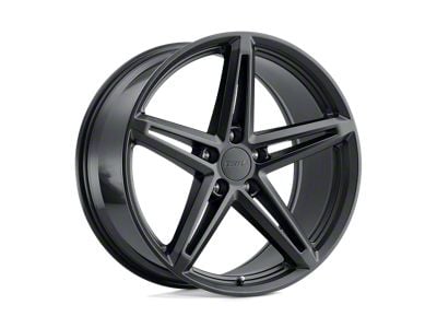 TSW Molteno Matte Black 5-Lug Wheel; 19x8.5; 30mm Offset (87-90 Dakota)