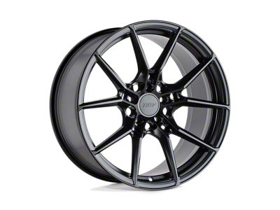 TSW Neptune Semi Gloss Black 5-Lug Wheel; 18x9.5; 39mm Offset (87-90 Dakota)