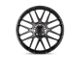 TSW Nord Semi Gloss Black Milled-Machined Dark Tint Face 5-Lug Wheel; 20x10.5; 42mm Offset (87-90 Dakota)