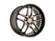 TSW Premio Matte Bronze with Gloss Black Lip 5-Lug Wheel; 20x10; 40mm Offset (87-90 Dakota)