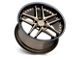 TSW Premio Matte Bronze with Gloss Black Lip 5-Lug Wheel; 20x10; 40mm Offset (87-90 Dakota)