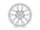 TSW Sebring Silver with Mirror Cut Face 5-Lug Wheel; 22x10.5; 28mm Offset (87-90 Dakota)