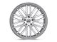 TSW Snetterton Hyper Silver with Mirror Cut Lip 5-Lug Wheel; 17x8; 40mm Offset (87-90 Dakota)