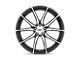 TSW Sprint Gloss Black with Mirror Cut Face 5-Lug Wheel; 18x8.5; 40mm Offset (87-90 Dakota)