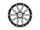 TSW Sprint Gloss Black with Mirror Cut Face 5-Lug Wheel; 19x8.5; 30mm Offset (87-90 Dakota)