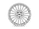 TSW Turbina Titanium Silver with Mirror Cut Face 5-Lug Wheel; 18x10; 25mm Offset (87-90 Dakota)