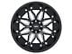 Tuff A.T. T3B Gloss Black Milled 8-Lug Wheel; 20x12; -45mm Offset (20-24 Silverado 2500 HD)