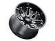 Tuff A.T. T3B Gloss Black Milled 8-Lug Wheel; 20x12; -45mm Offset (20-24 Silverado 2500 HD)