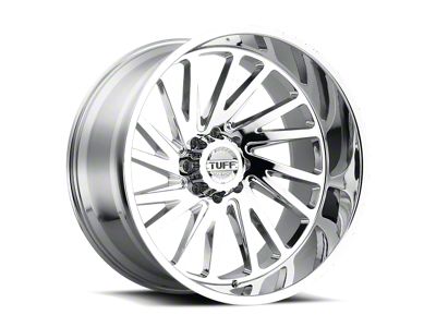 Tuff A.T. T2A Chrome 8-Lug Wheel; 20x12; -45mm Offset (01-06 Sierra 3500 HD SRW)