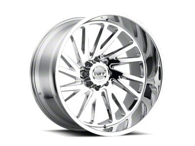 Tuff A.T. T2A Chrome 6-Lug Wheel; Right Directional; 22x12; -45mm Offset (07-13 Sierra 1500)