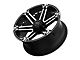 Tuff A.T. T01 Flat Black with Machined Face 6-Lug Wheel; 17x8; -13mm Offset (07-13 Silverado 1500)