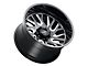 Tuff A.T. T4B Gloss Black Milled 6-Lug Wheel; 20x12; -45mm Offset (07-13 Silverado 1500)