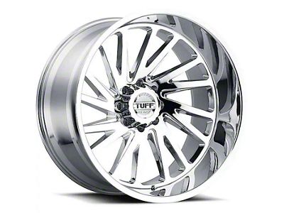 Tuff A.T. T2A Chrome 6-Lug Wheel; 20x12; -45mm Offset (07-14 Tahoe)