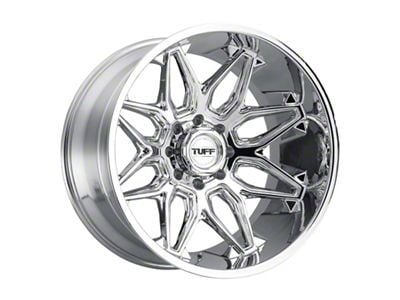 Tuff A.T. T3B Chrome 6-Lug Wheel; 20x12; -45mm Offset (07-14 Tahoe)