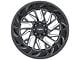 Tuff A.T. T4B Gloss Black Milled 6-Lug Wheel; 20x12; -45mm Offset (07-14 Yukon)