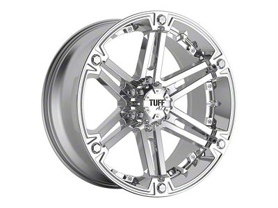 Tuff A.T. T01 Chrome 5-Lug Wheel; 22x9.5; 15mm Offset (09-18 RAM 1500)