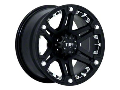 Tuff A.T. T01 Silver with Brushed Silver Face 5-Lug Wheel; 22x9.5; 15mm Offset (09-18 RAM 1500)