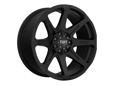 Tuff A.T. T05 Satin Black 5-Lug Wheel; 22x10; -20mm Offset (09-18 RAM 1500)